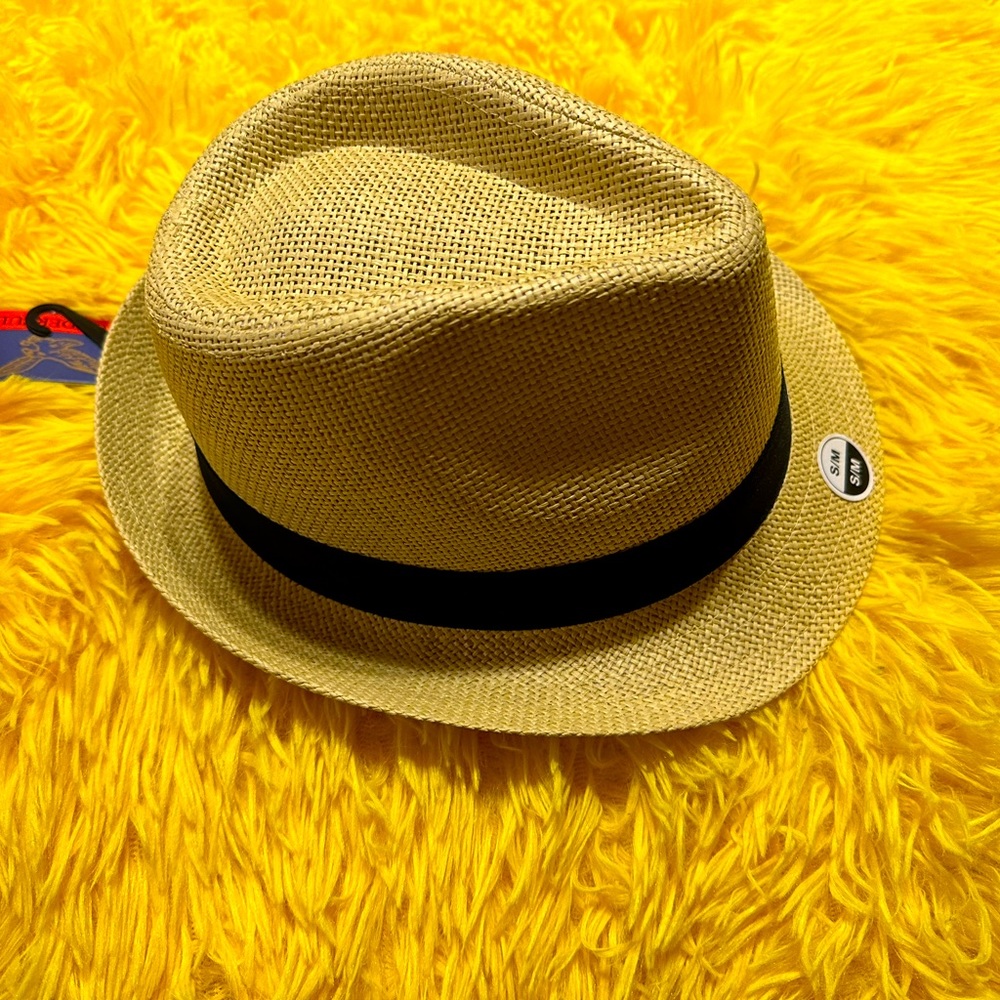 Men's Classic Manhattan Structured Gangster Trilby Fedora Short Brim Panama Hat